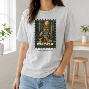 Top Star Wars Ewok Visit Endor Land Of Endless Forests Washed T-Shirt