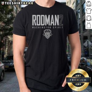 Awesome Trinity Rodman Washington Spirit 2 Shirt featuring vibrant team colors and logo