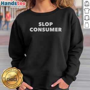 Awesome Slop Consumer sweatshirt featuring a unique graphic design for casual wear.