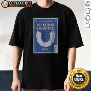 Funny Forest Hills Two Rock Acts Horseshoe Stadium June Southall Concert Poster Art Shirt in classic fit cotton tee