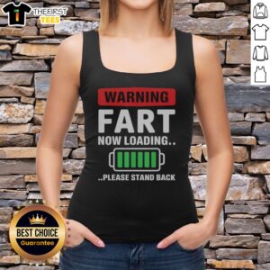Good Warning Fart Now Loading Please Stand Back Tank top in a vibrant color, perfect for casual wear.
