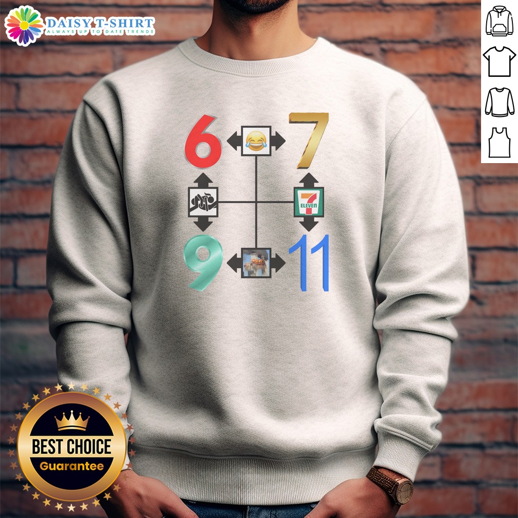 awesome-6-7-69-911-sweashirt Awesome 6 7 69 911 Sweashirt