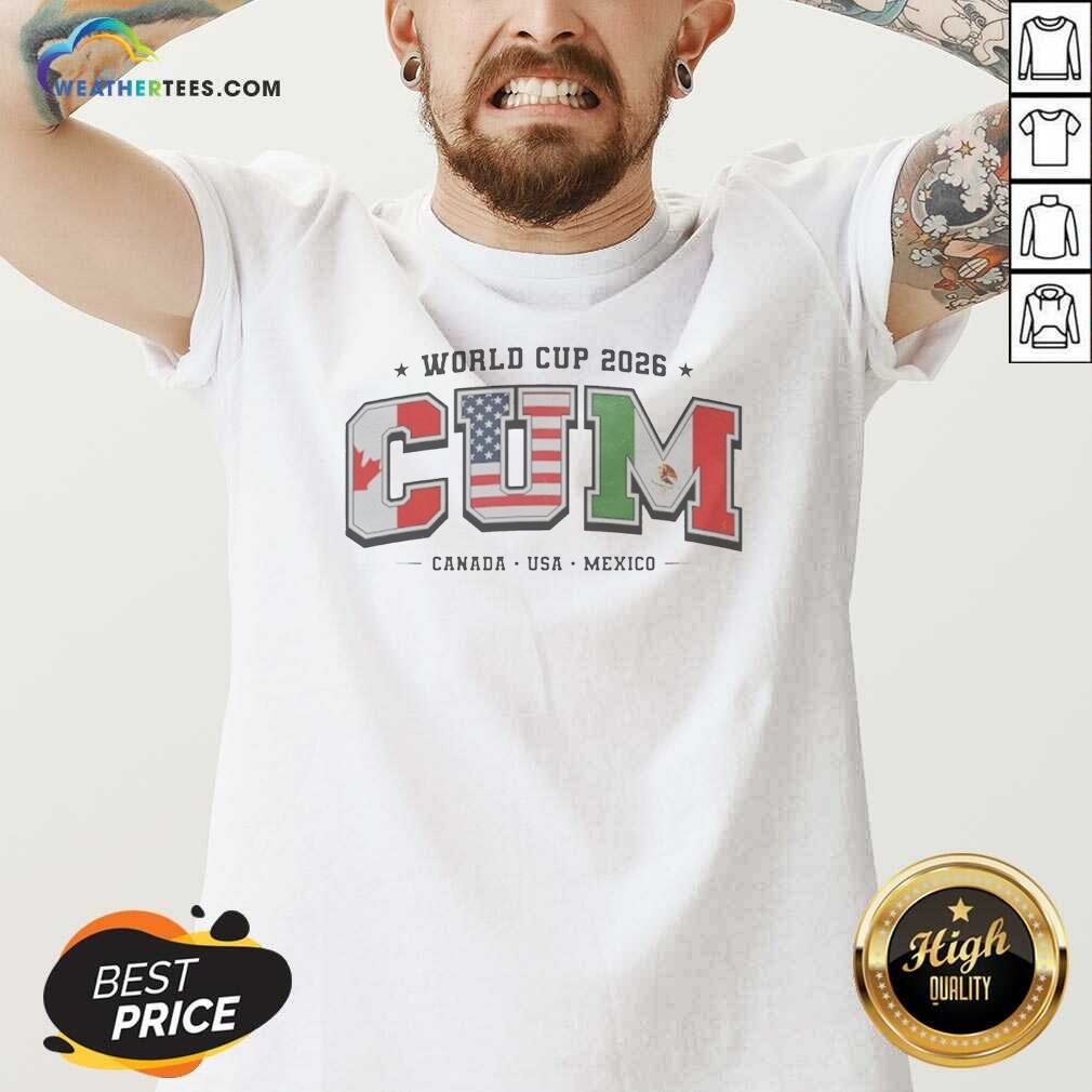 awesome-fifa-world-cup-2026-cum-canada-usa-mexico-sports-fan-soccer-v-neck-shirt-v-neck-optimized Awesome FIFA World Cup 2026 CUM Canada USA Mexico Sports Fan Soccer V-Neck Shirt