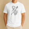 Awesome FU Street 1987 t shirt in black with bold graphic print on front, classic crew neck short sleeve cotton tee