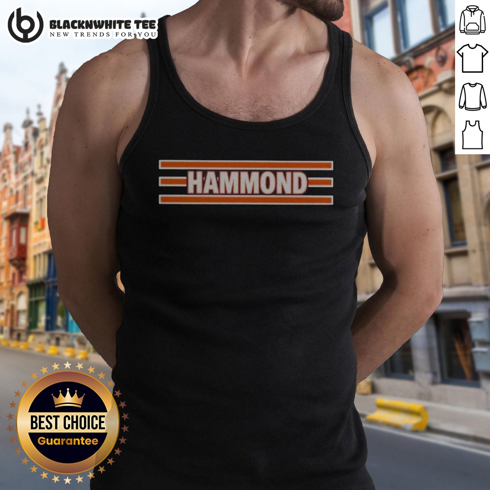 Awesome Hammond Chicago Bears Tank Top Awesome Hammond Chicago Bears Tank Top featuring a vibrant team logo on a comfortable fabric.