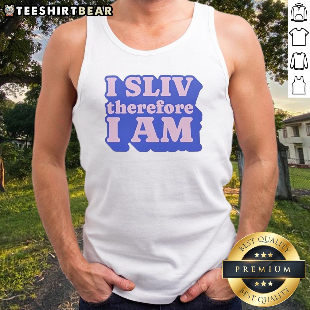 awesome-i-sliv-therefore-i-am-tank-top Awesome I SLIV Therefore I Am Tank top displayed in a vibrant color, perfect for casual wear.