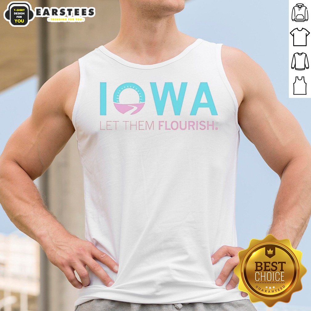 awesome-iowa-let-them-flourish-tank-top Awesome Iowa Let Them Flourish tank top in a vibrant design perfect for summer wear.