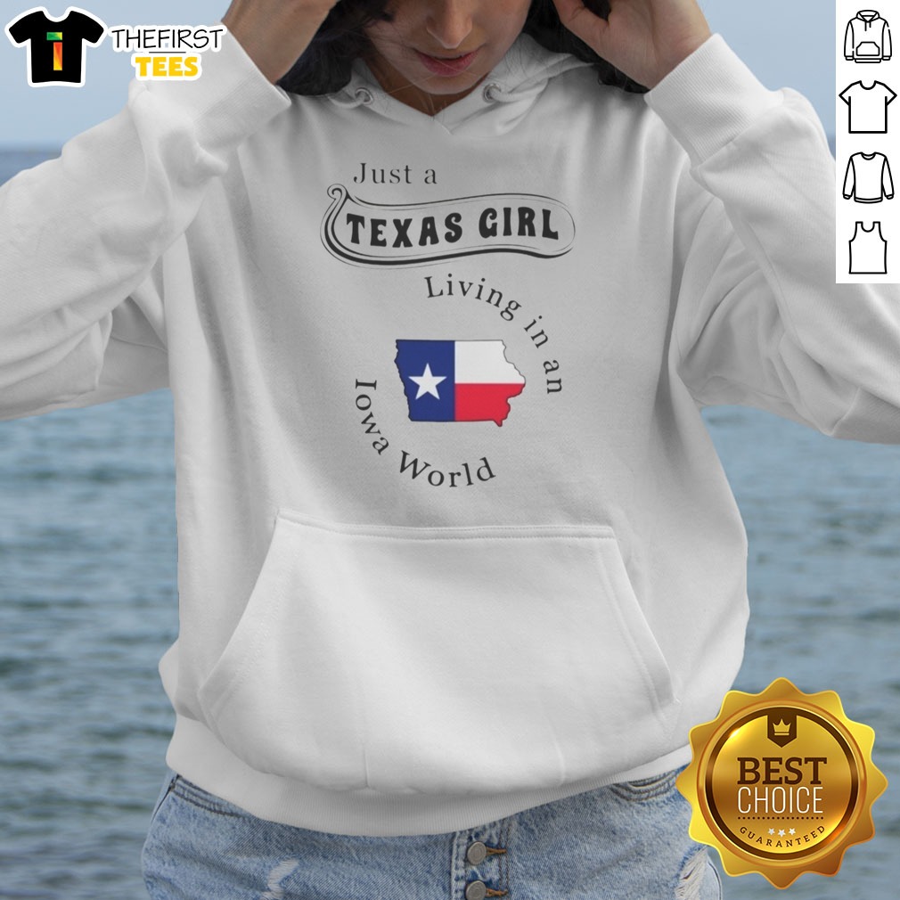 awesome-just-a-texas-girl-living-in-an-iowa-world-map-hoodie Awesome Just A Texas Girl Living In An Iowa World Map Hoodie on hoodie