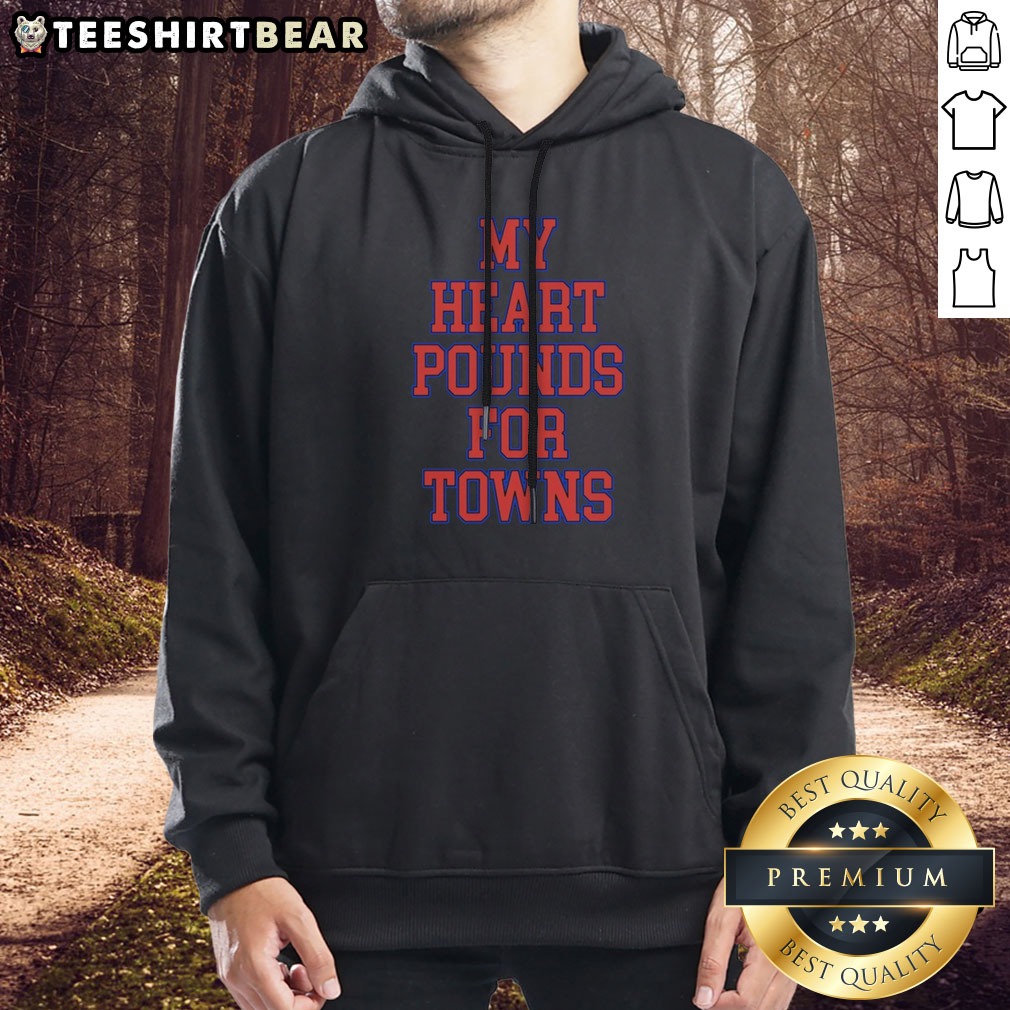 awesome-karl-anthony-towns-new-york-knicks-nba-my-heart-pounds-for-towns-hoodie Awesome Karl Anthony Towns New York Knicks NBA My Heart Pounds For Towns Hoodie showcasing vibrant team colors and graphics.