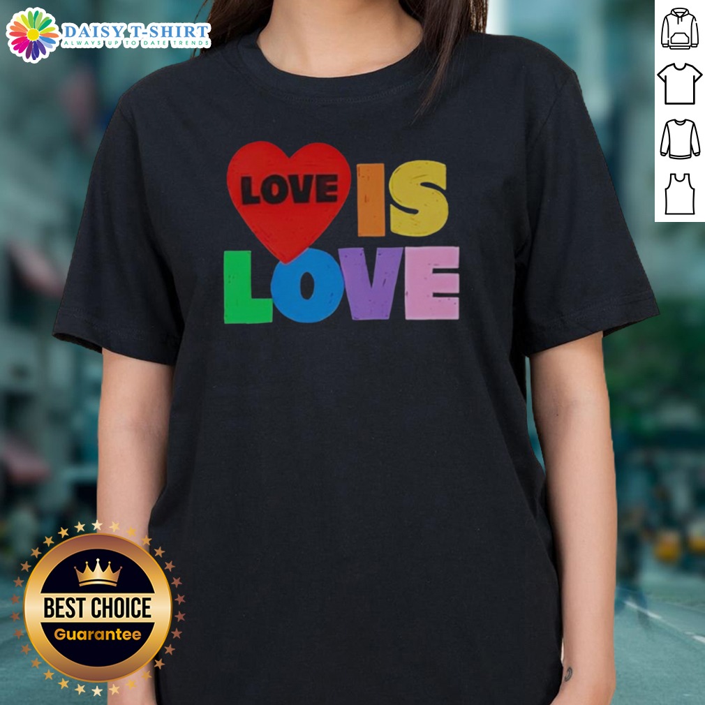 awesome-love-is-love-pride-lgbtq-ladies-shirt Awesome Love Is Love Pride LGBTQ Ladies Shirt displayed on a model, showcasing vibrant colors and a comfortable fit.