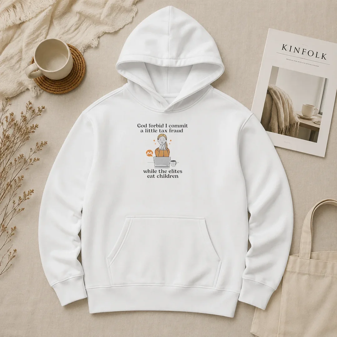 Awesome Monero Cryptocurrency God Forbid I Commit A Little Tax Fraud While The Elites Hoodie Awesome Monero Cryptocurrency God Forbid I Commit A Little Tax Fraud While The Elites Hoodie