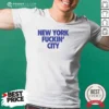 Awesome New York Fuckin City Text Typography