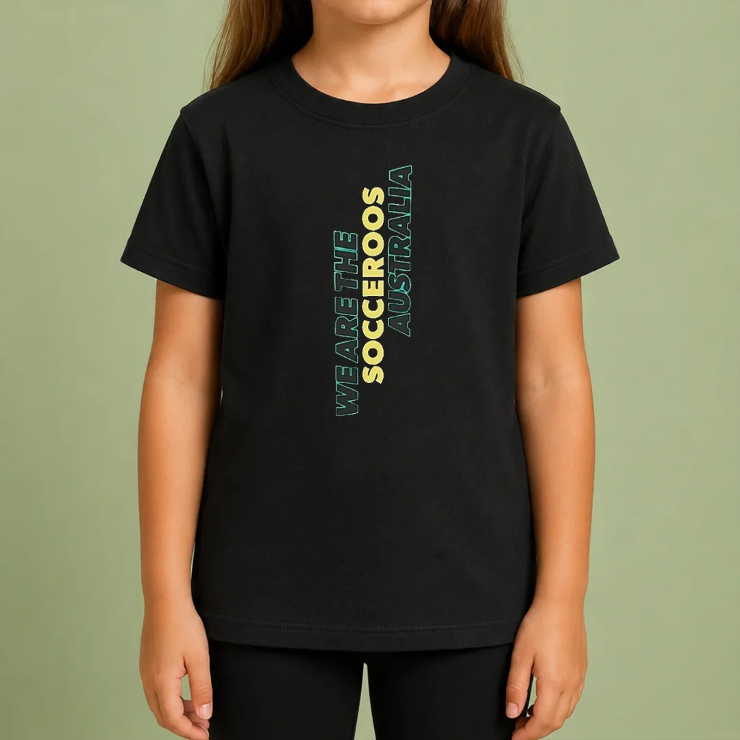 Awesome Nice We Are The Socceroos Australia Kids T Shirt Awesome Nice We Are The Socceroos Australia Kids T-Shirt