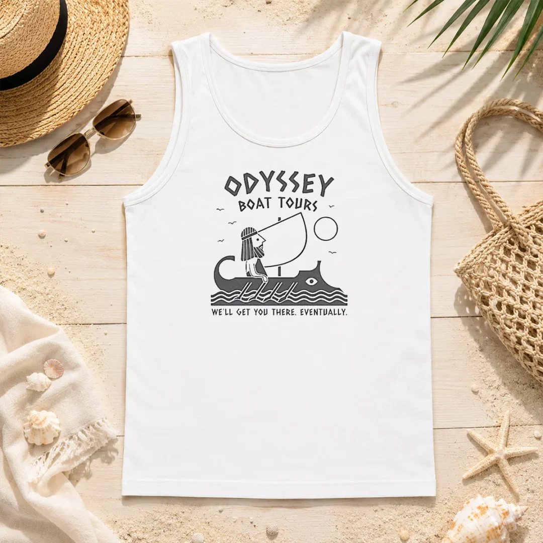 Awesome Odysseus Odyssey Boat Tours We Will Get You There Eventually Tank Top Awesome Odysseus Odyssey Boat Tours We Will Get You There Eventually Tank Top