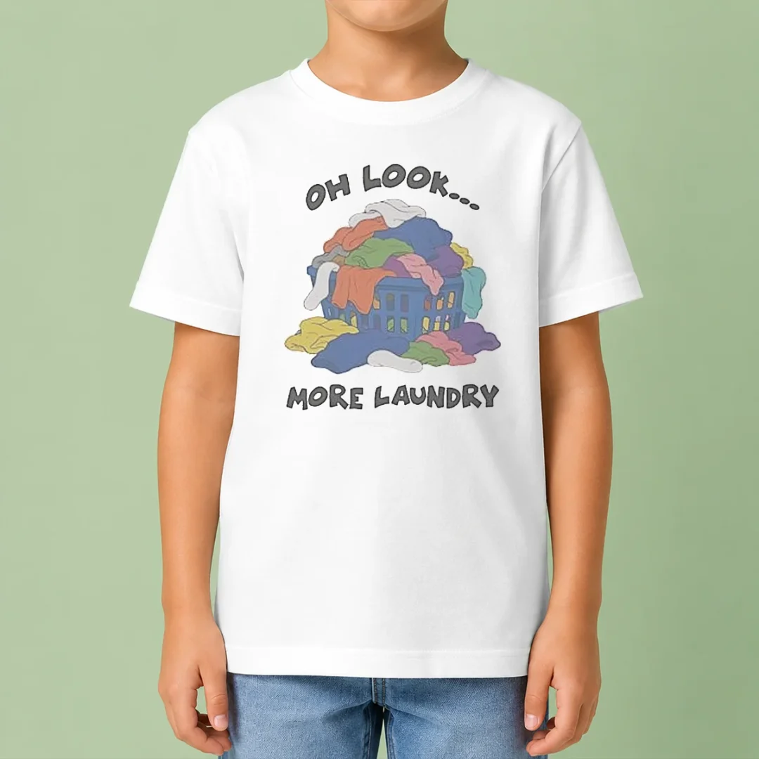 awesome-oh-look-more-laundry-kids-t-shirt Awesome Oh Look More Laundry Kids T-Shirt