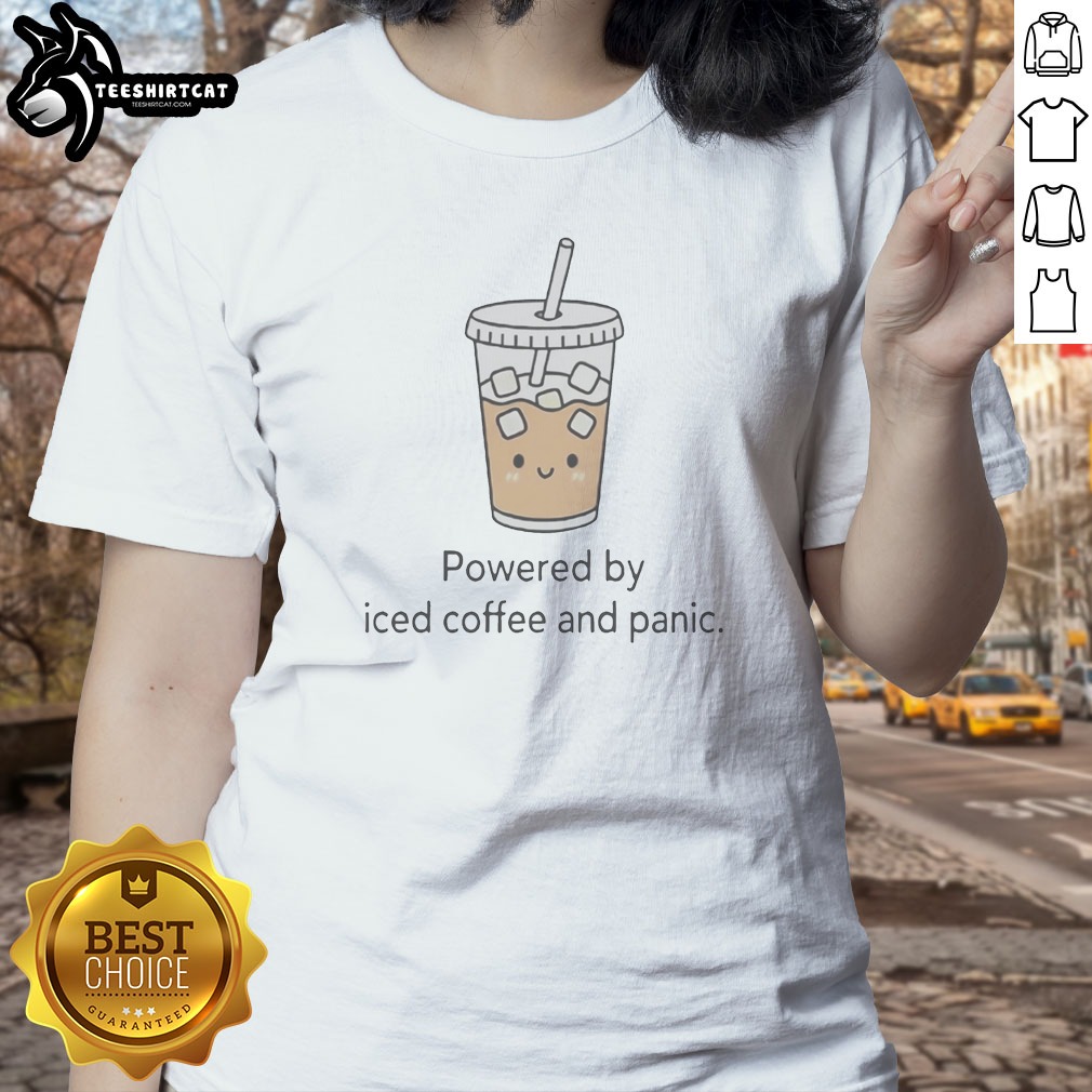 awesome-powered-by-iced-coffee-and-panic-ladies-shirt Awesome Powered By Iced Coffee And Panic Ladies Shirt