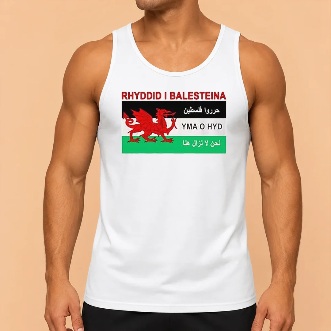 awesome-rhyddid-i-balesteina-yma-o-hyd-wales-palestine-solidarity-flag-tank-top Awesome Rhyddid I Balesteina Yma O Hyd Wales Palestine Solidarity Flag Tank Top