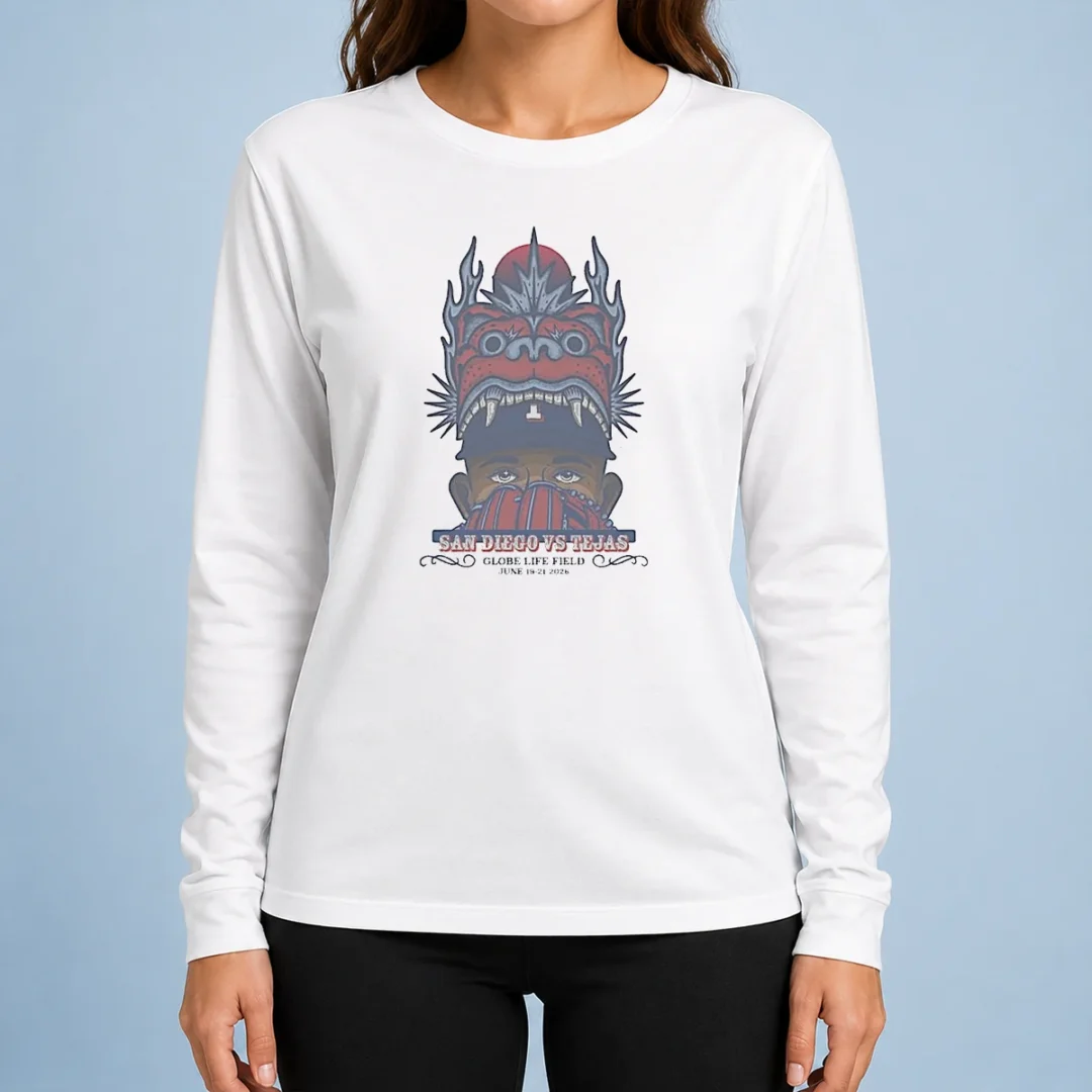 awesome-san-diego-vs-texas-june-19-21-2026-globe-life-field-long-sleeve-shirt Awesome San Diego Vs Texas June 19 21 2026 Globe Life Field Long Sleeve Shirt