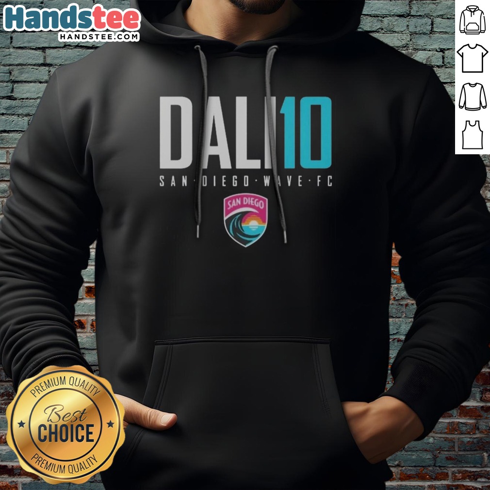 awesome-san-diego-wave-fc-dali-10-hoodie Awesome San Diego Wave FC DALI 10 San Diego Wave FC San Diego Wave FC Hoodie for fans