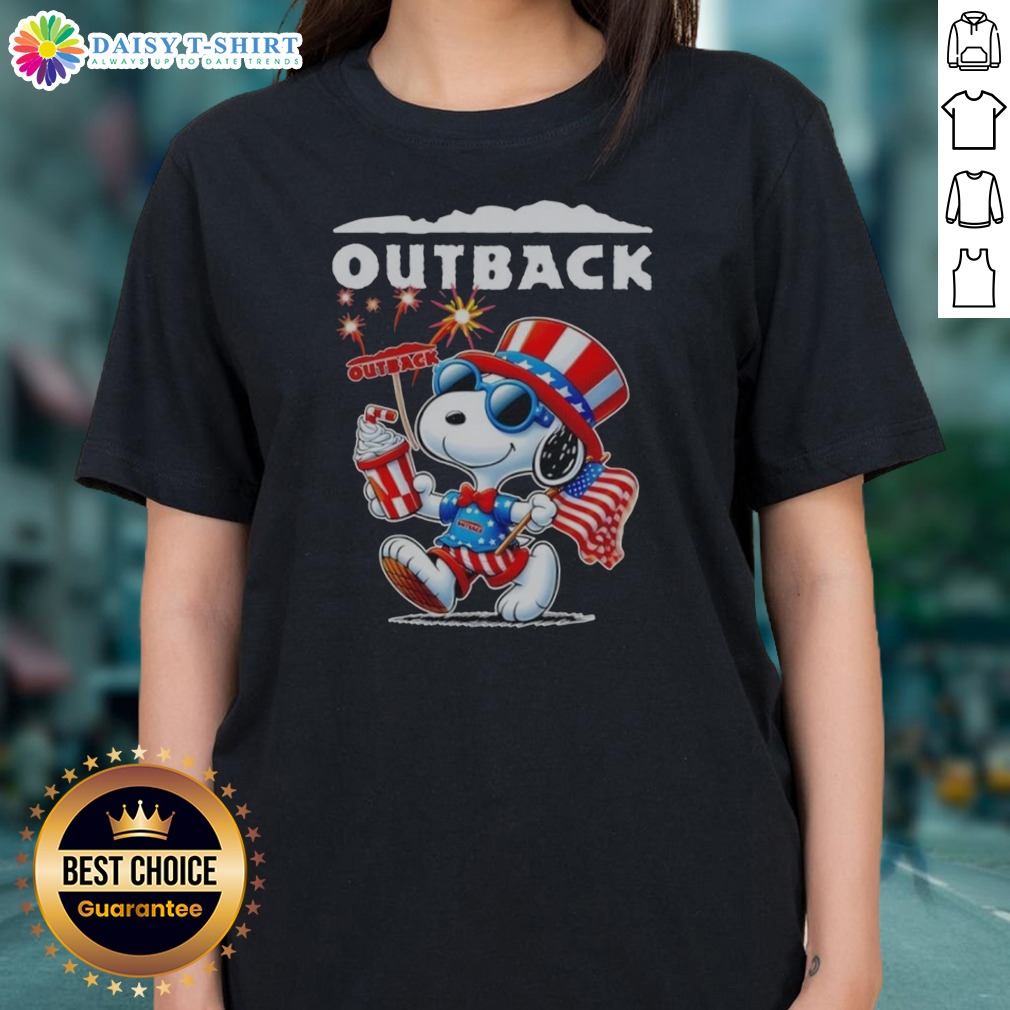 Awesome Snoopy X Outback Fourth Of July American 250 Years 1776 2026 Fireworks Ladies Shirt Awesome Snoopy X Outback Fourth Of July American 250 Years 1776 2026 Fireworks Ladies Shirt featuring vibrant colors and festive graphics.