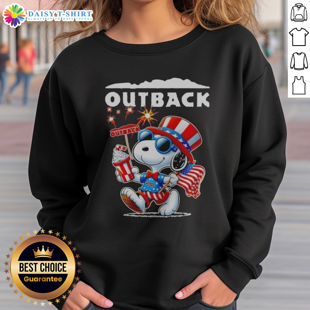 Awesome Snoopy X Outback Fourth Of July American 250 Years 1776 2026 Fireworks Sweatshirt Sweashirt Awesome Snoopy X Outback Fourth Of July American 250 Years 1776 2026 Fireworks Sweatshirt featuring vibrant fireworks design