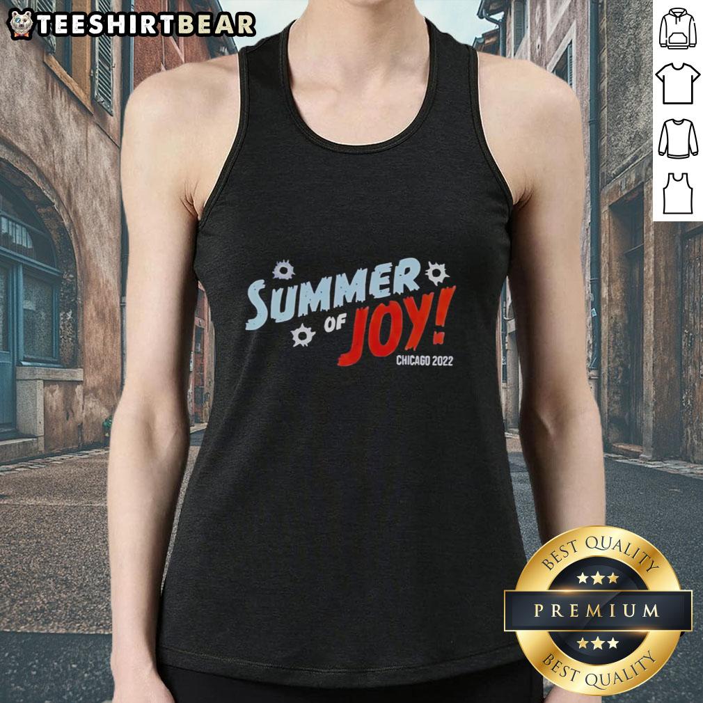 awesome-summer-of-joy-chicago-2022-tank-top Awesome Summer of Joy Chicago 2022 tank top featuring vibrant colors and a fun graphic design for summer wear.