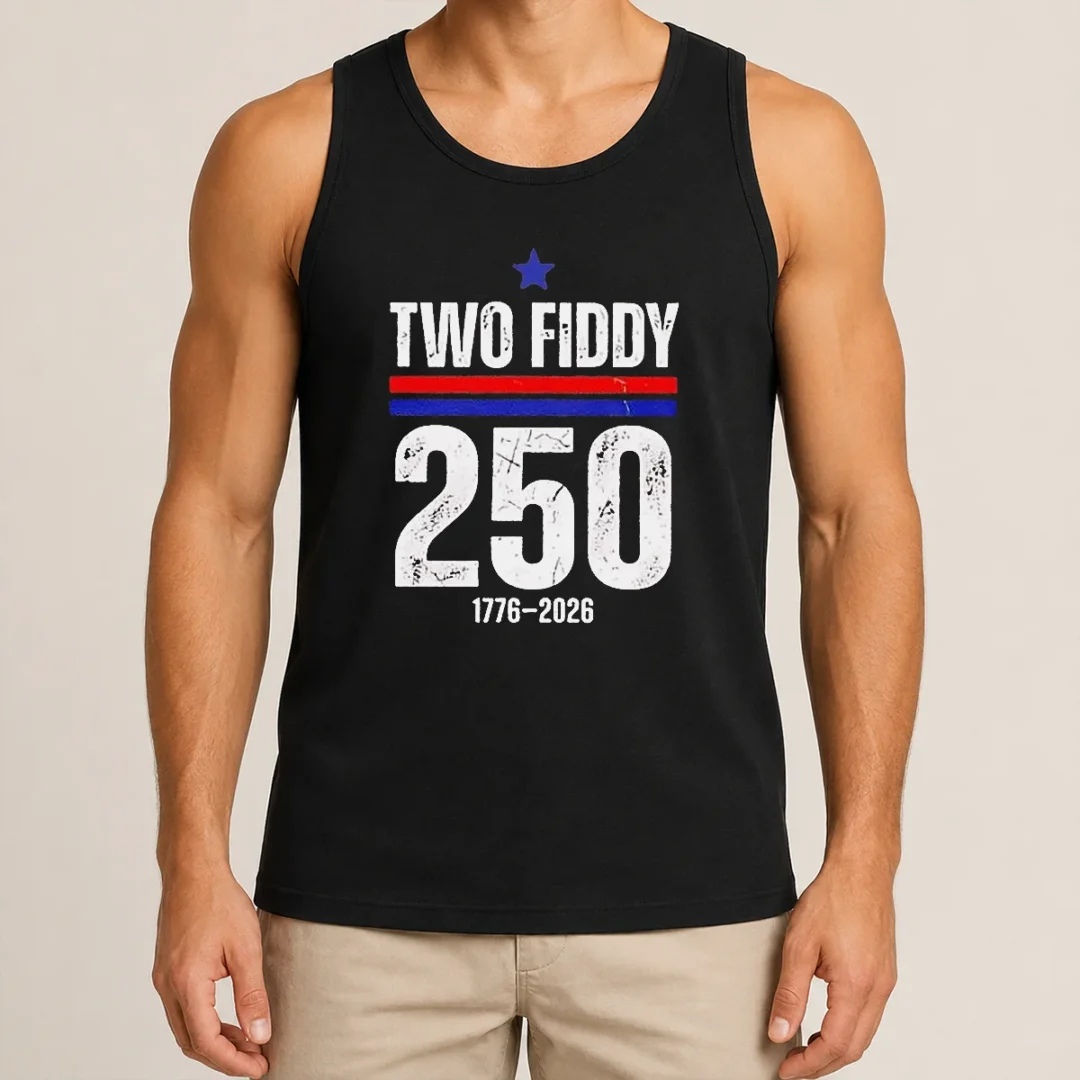 Awesome Two Fiddy 250 17762026 USA Tank Top Awesome Two Fiddy 250 17762026 USA Tank Top