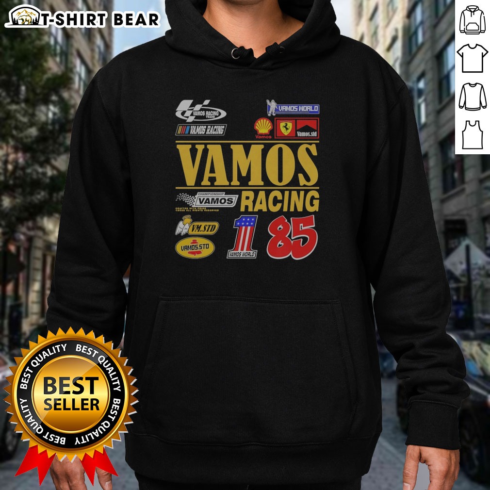 Awesome Vamos Racing Team Championship Vamos Racing 85 Vamos World Vm Std Hoodie Awesome Vamos Racing Team Championship Vamos Racing 85 Vamos World Vm Std Hoodie displayed on a neutral background
