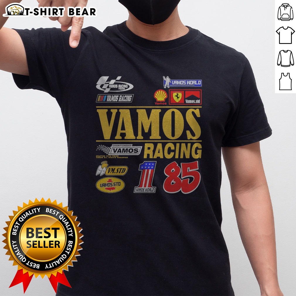 awesome-vamos-racing-team-championship-vamos-racing-85-vamos-world-vm-std-shirt Awesome Vamos Racing Team Championship Vamos Racing 85 Vamos World Vm Std Shirt showcasing vibrant colors and racing graphics