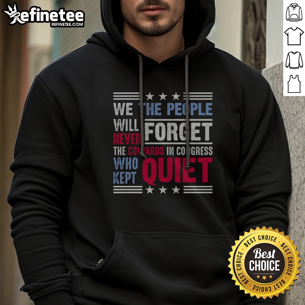 awesome-we-the-people-will-never-forget-protest-hoodie Awesome We The People Will Never Forget Protest hoodie displayed on a neutral background.