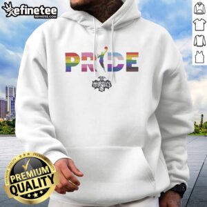Pretty Washington Mystics 2026 WNBA Pride LGBT Flag hoodie featuring vibrant colors and a bold design