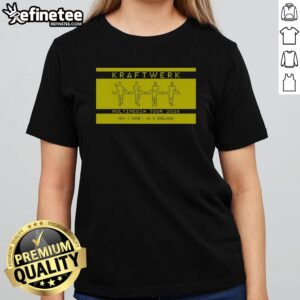 Original Kraftwerk Multimedia Tour 2026 May June UK Ireland Music Electronic Band Tour girlt shirt featuring vibrant graphics