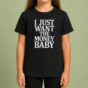 Awesome I Just Want The Money Baby Kids T-Shirt