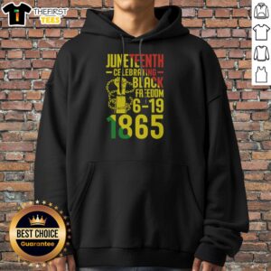 Pretty Juneteenth Celebrating Black Freedom 6 19 1865 Hoodie showcasing vibrant colors and meaningful design