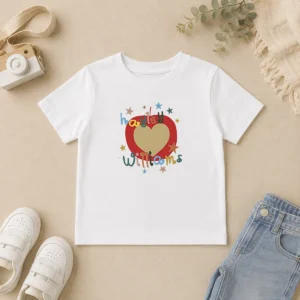 Official Williams Apple Heart Star Pop Kids T-Shirt
