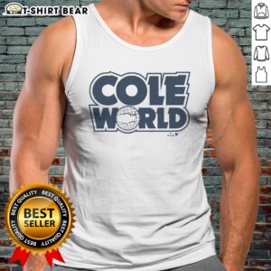 Hot Gerrit Cole World Tank Top featuring a bold graphic design