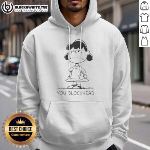 Nice Lucy Van Pelt Schulz Peanuts You Blockhead Hoodie featuring vibrant graphics and cozy fit