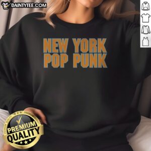 Official New York Knicks New York Pop Punk Sweatshirt in vibrant colors and trendy design