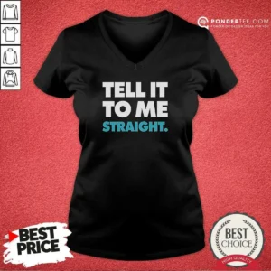 Pretty World Of Wonder Stop That Train Tell It To Me Straight Gay V-Neck Shirt