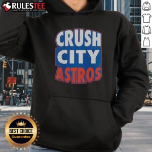 Premium Houston Astros Crush City Hoodie displayed in a stylish setting, perfect for fans.