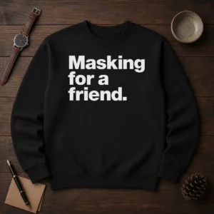 Pretty Masking For A Friend Sweater