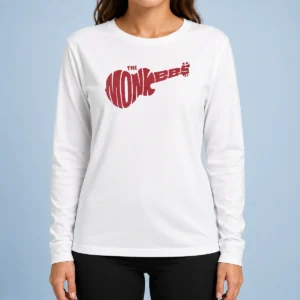 Top The Monkees Guitar Logo Long Sleeve Shirt