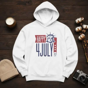Awesome Happy 4 July Statue Of Liberty United State Hoodie