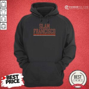 Awesome Slam Francisco Hoodie hoodie optimized image showing a comfortable pullover with front pocket and drawstring hood