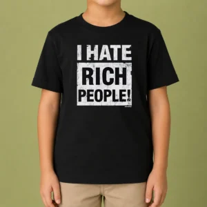 Awesome I Hate Rich People Tekken 8 Video Game Kids T-Shirt