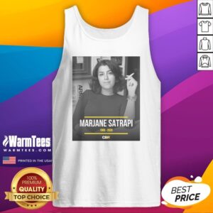 Premium Marjane Satrapi French Iranian Artist Author And Filmmaker Dies At 56 Memorial Tribute tank top featuring a tribute design
