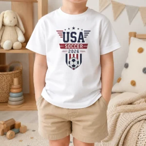 Official USA Soccer WC 2026 Kids T-Shirt