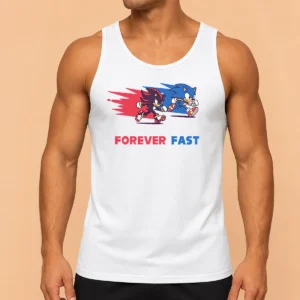 Original Shadow The Hedgehog Forever Fast Cartoon Tank Top