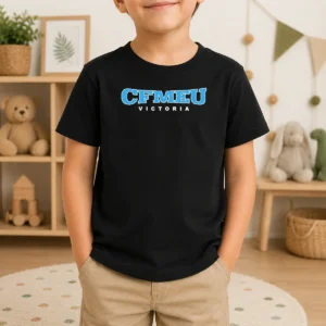 Official Cfmeu Victoria Blue Logo Kids T-Shirt
