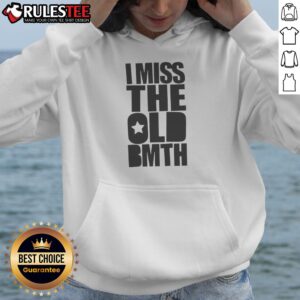 Original I Miss The Old BMTH Hoodie featuring a bold graphic design on a cozy fabric.